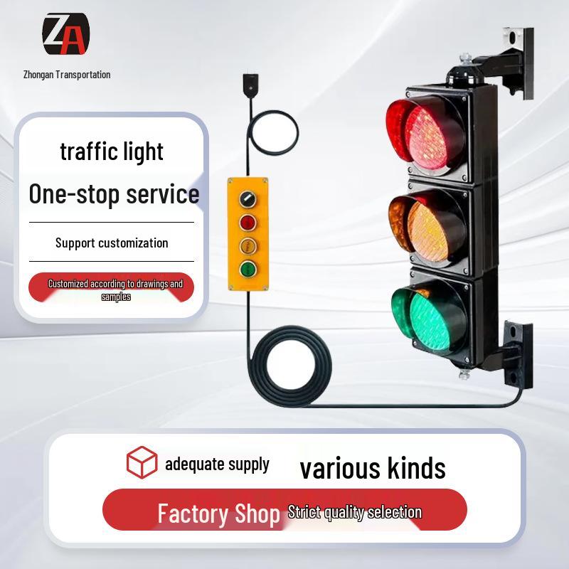 Aangepast Rood-Groen LED Verkeerslicht voor Garages & Speelplaatsen