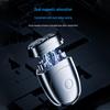 Dual Blade Rechargeable Electric Shaver – Compact & Portable Beard Trimmer for Men