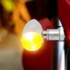 Motorcycle Waterproof Turn Signal Light Indicator Lamp Modification Accessory (Electroplating)
