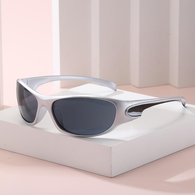 European and American colorful sunglasses outdoor UV protection sports sunshade sunscreen trendy men's cycling windproof sunglasses