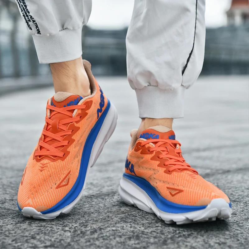 Outdoor Casual Shoes, Running Shoes for Men Hiking Sneakers Walking, Cushioning, Luxury, New, Summer, 2024