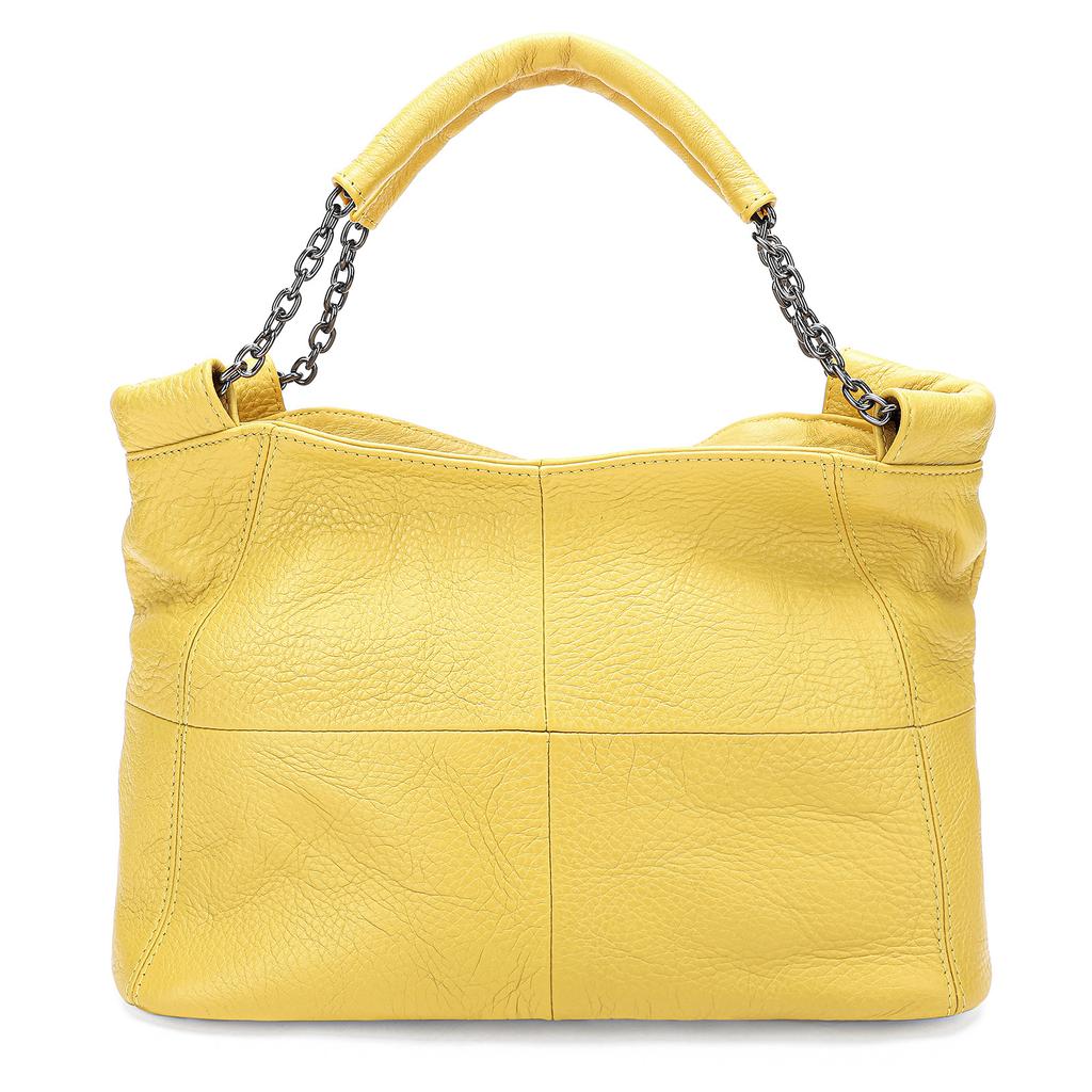 Ręcznie robiona damska torebka z prawdziwej skóry w stylu retro, na jedno ramię, crossbody, z górnej warstwy skóry bydlęcej, łańcuszek pod pachę, torebka o dużej pojemności