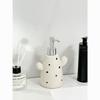 Tragbare Seifenspender Keramik Abfüllflasche Drucktyp Duschgel Lotion Flasche Badezimmer Zuhause Handdesinfektionsmittel Aufbewahrungsflasche