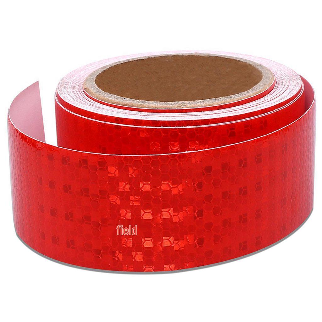 Reflective Crystal Lattice Sticker: 2-Inch Honeycomb Night Warning Tape