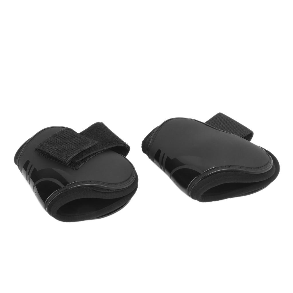 4pcs Horse Tendon Boots Protective Lightweight and Adjustable Boots for Horse JumpingBlack Set of 2