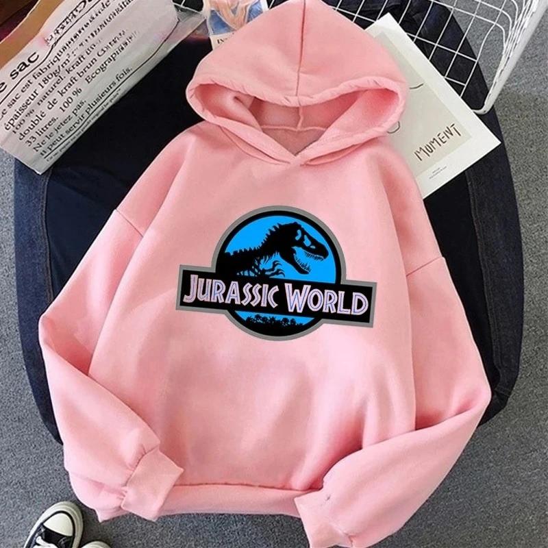 Jurassic Park Dinosaur Print Children's Hoodie, Comfortable, Soft, High-quality Sweatshirt, Warm Top for Autumn and Winter