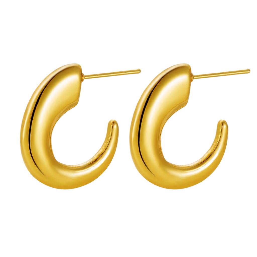 Boucles d'Oreilles en Acier Inoxydable pour Femmes Vintage Luxe Élégant Bijoux en Acier Titane