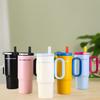 Large Capacity 750ml Stainless Steel Insulated Tumbler With Handle Straw Leakproof Travel Mug Office Gym Car