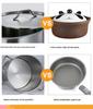 Premium Thickened Stainless Steel Stockpot with Compound Bottom, Sandblasted Finish for Commercial Use