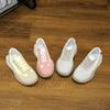 Silver German Training Shoes Women's 2025 New Summer Platform Versatile Sports and Leisure Shoes Thin Breathable Height-increasing White Shoes