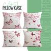Cherry Blossom Butterfly Pillowcase Printed Polyester 40/45/50cm Throw Pillowcover Decorative Sofa Cushion Pillowslip Home Decor