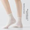 Sock Children's Short Socks - Summer and Spring Style, Pure Cotton, Anti-odor, Sweat-absorbing Short Tube Cotton Socks, Thin Style, Mid-length Socks