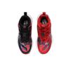 Li Ning High-Top Basketballschuhe mit Stoßdämpfung und Rückfederung Kinder Sneaker Rot Schwarz YKBR016-9