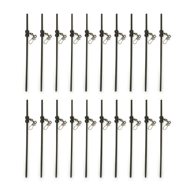 20 Stück Angel-Balance-Verbinder mit Dreifachwirbeln Anti-Tangle-Ausleger