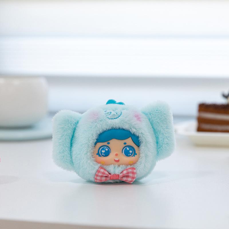Mini small face vinyl doll plush toy girl backpack pendant exquisite keychain ground marketing pendant