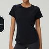 Plus Size Women's Quick-Dry Loose Fit Short Sleeve Running & Yoga T-Shirt