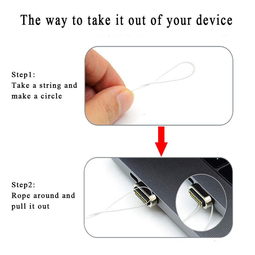 Magnetic Type-C 3.1 USB C Adapter Aluminum Alloy 20Pin Notebook Laptop PD Charging Converter for MacBook