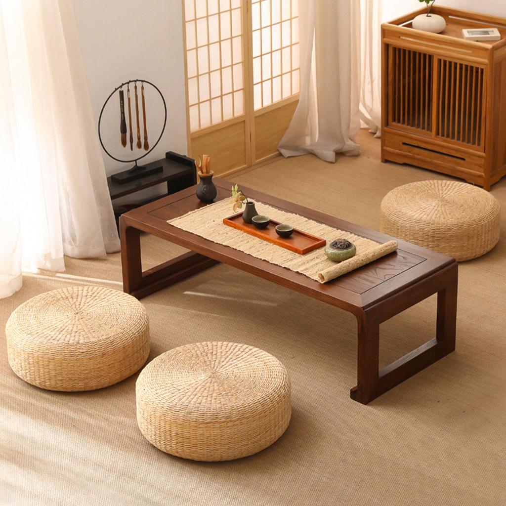 Buy Japanese Seat Cushion Natural Woven Straw Seat Cushion Pad