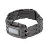 LED Watch Unique Binary Time Mode Display Convex Arc Structure Waterproof LED Wrist Watch