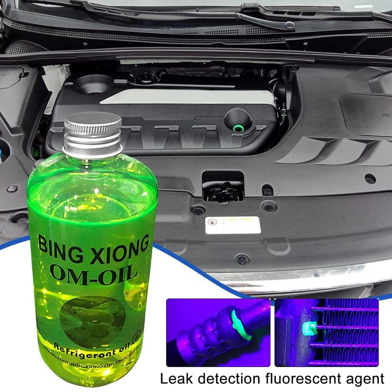 Refrigerant Oil Air Conditioner Refrigerant Oil Eco-Friendly A/C Zero-Leak 500ml Car AC Refrigerant Oil Better Leak Locator