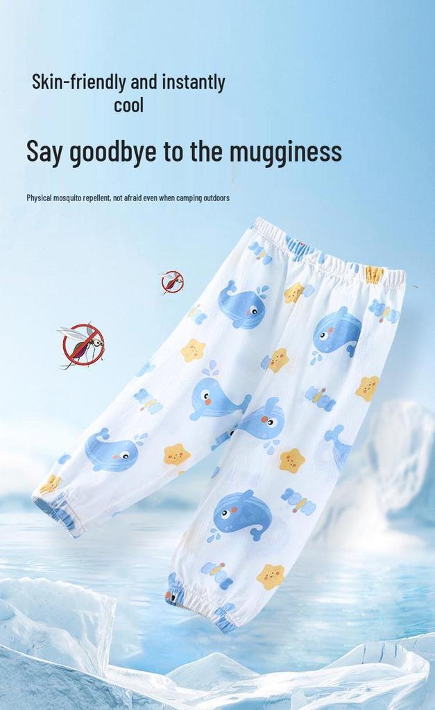 Infant Cotton Anti-Mosquito Summer Lantern Pants - Unisex