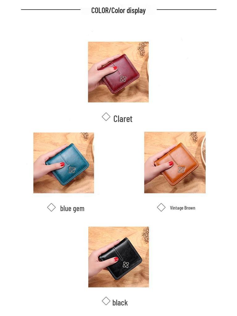 2025 Women's Retro European & American Short Coin Purse - Slim, Stylish Wallet