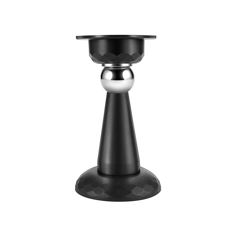Punch-Free Magnetic Door Stopper with Anti-Collision Silicone Bumper for Bathroom and Bedroom