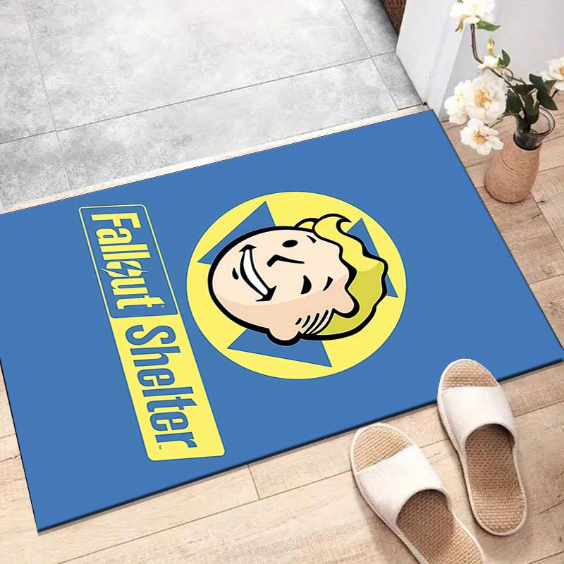 1pc NUKA-BOMBS Fallout1 Design Printed Area Rug Carpet for Bedroom Living Room Home Decor Rugs Mat Non Slip Mat Rug for Bedside