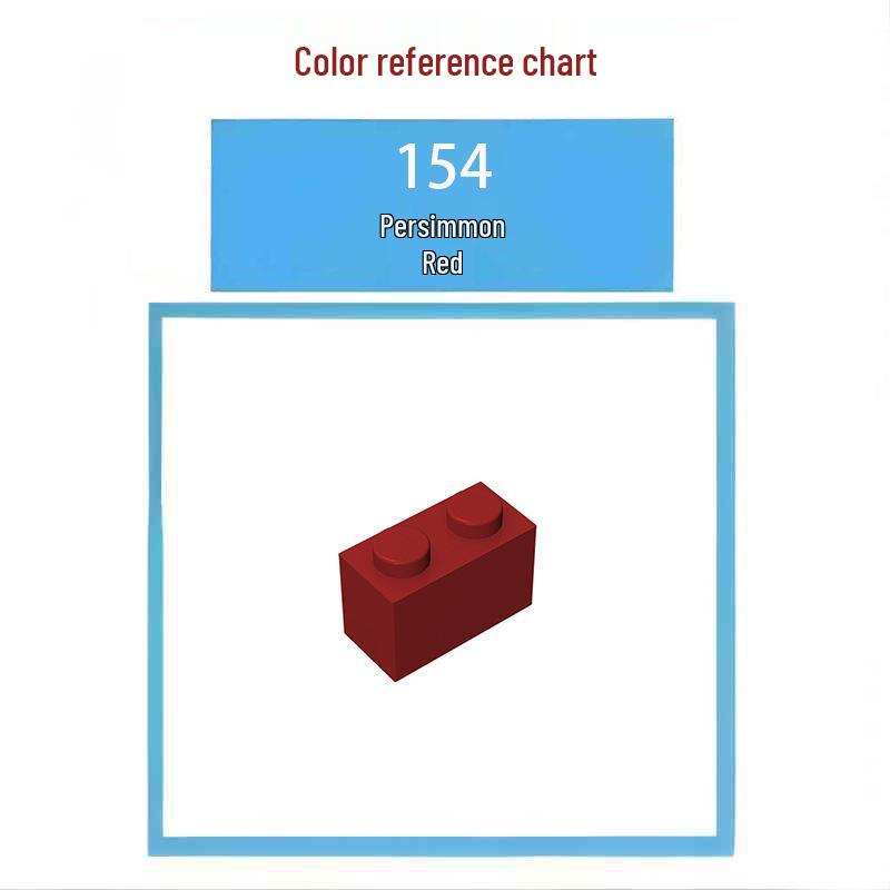 MOC 3299 - 50G Small Particle Educational Building Blocks: 33° 2x4 Sloped Roof Brick. Standard