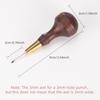 1pcs Leather Hole Punching Awl, Leather Sewing Stitching Hole Cutting Tool, Manual Leather Punch Carving Handicraft Tool