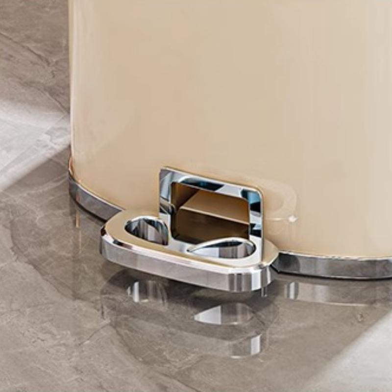 Pedal Trash Can Bathroom Litter Bins Kitchen Luxury Food Waste Disposal Bin Living Room Large Storage Garbage Can Accessories