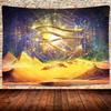 SHRAPHY Egyptian Horus Eye Tapestry Wall Hanging Egyptian Pyramids Wall Tapestry Starry Sky Tapestries Wall Art Wall Blanket for Bedroom Home Decor