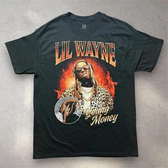 Lil Wayne Young Money Graphic Tee Mens Small Black Rap Hip Hop T- Shirt 33651207 3XL