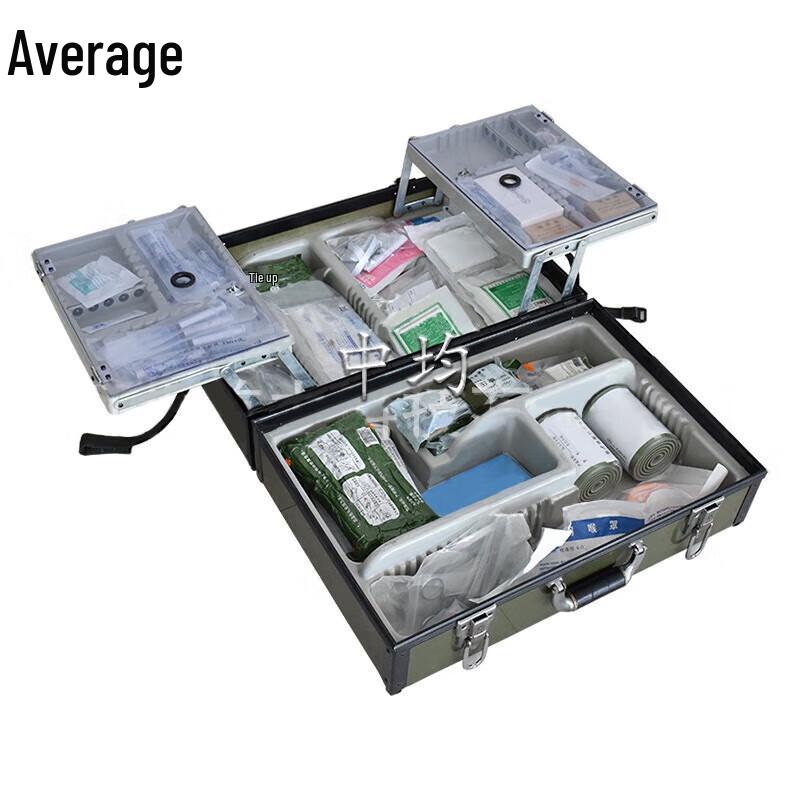 Green Aluminum Alloy Multi-functional First Aid Kit