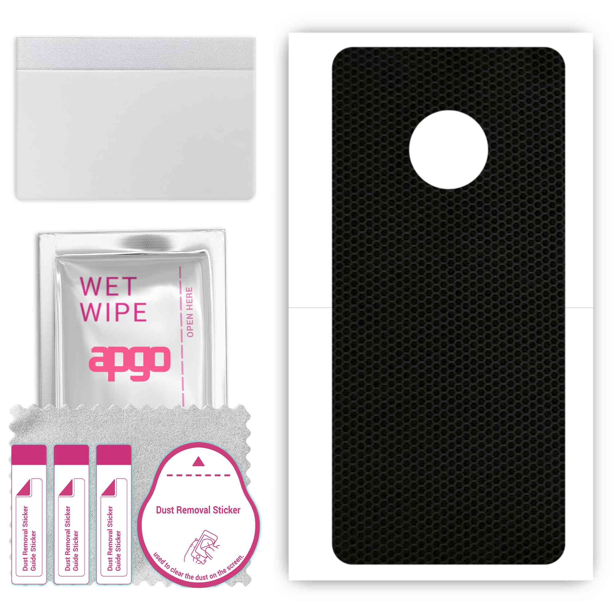 

apgo Protective Skin Sticker for the back compatible with Huawei Enjoy 20 Plus 5G, Wrap Film, Foil, Vinyl - Pattern Matrix