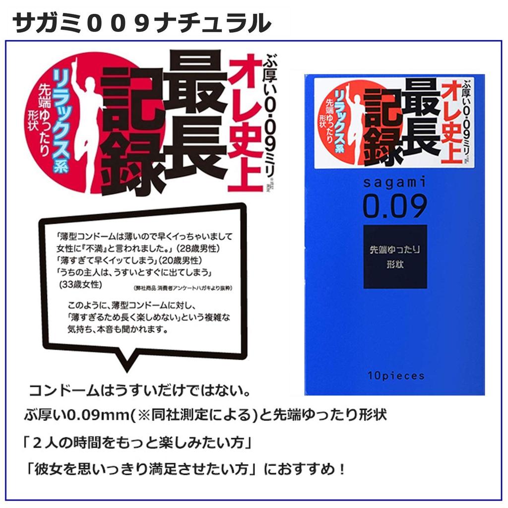 Sagami Natural Sagami Dot 0.09 (10 pieces) + 0.09 (10 pieces)