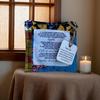 1PC Prayer Quilt with Cross ide, 4x4 Inches Mini Pocket Size, pirational Religious Gift