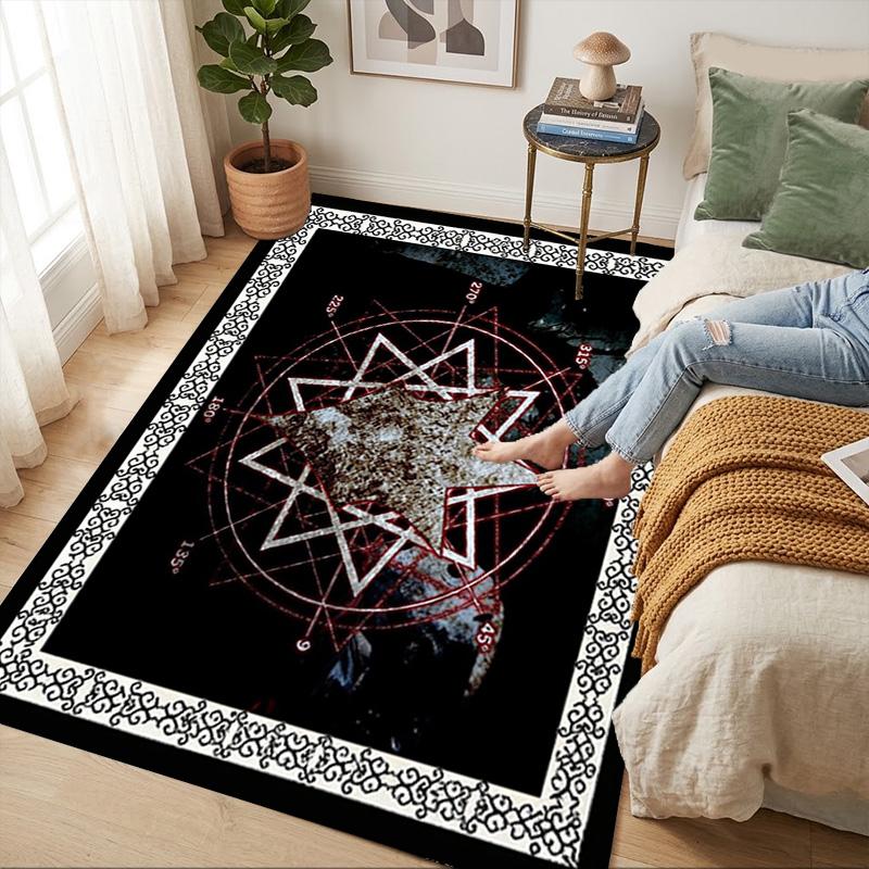 Star Symbol Living Room Nonslip Area Rug Soft Carpet For Bedroom Game Playroom Sofa Office Home Decor Doormat Christmas Gift C926916