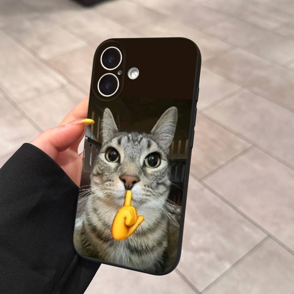 

Funny Cute Cat Phone Cover Case for iPhone 13 12 11 17 Pro Max 17 15 16 14 Plus 17Air iPhone 12