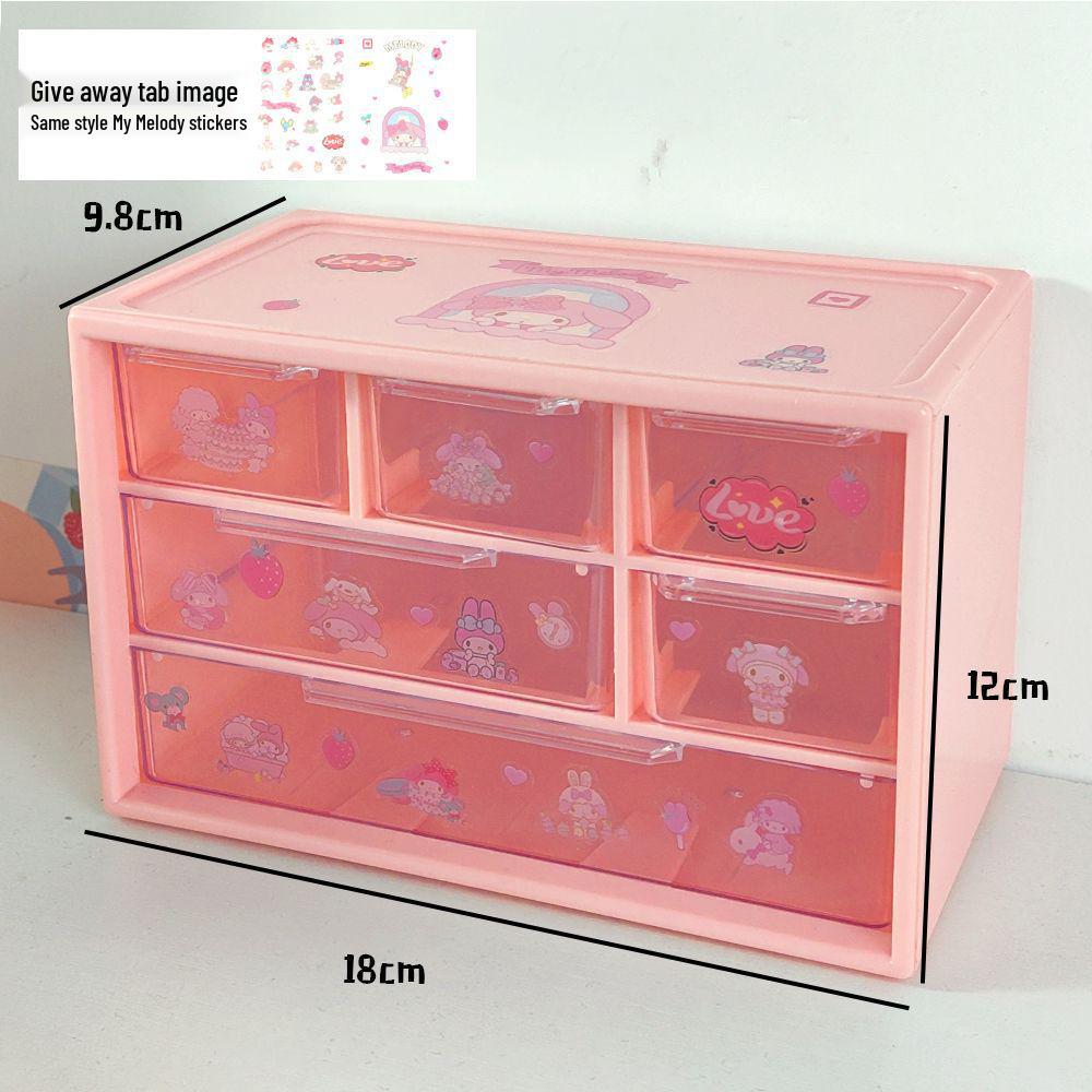 DIY Cream Glue Jewelry Box: Creative Nine-Grid Storage for Living Room or Bedroom