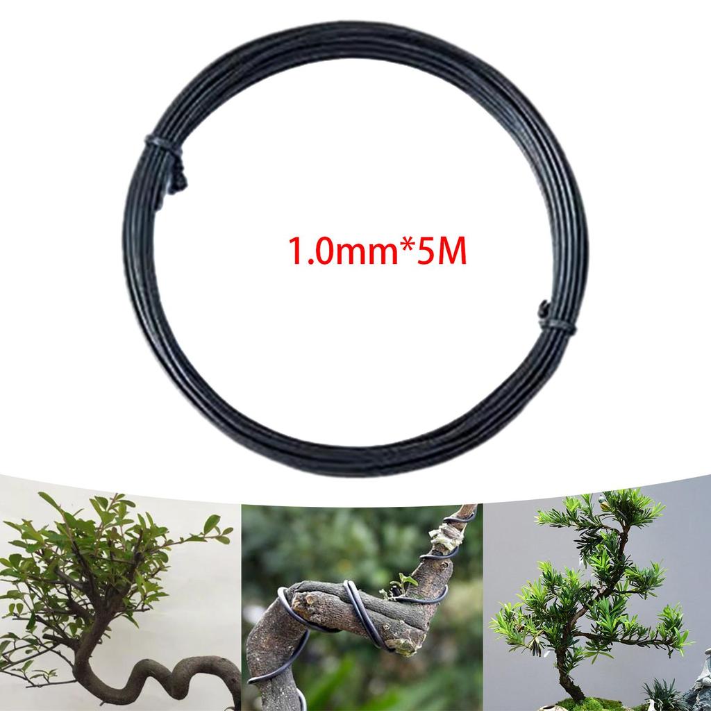 1/1.5/2mm Bonsai Modelling Tool Plant Support Hoops Bonsai Wire Plants Stem Trainer for Balcony Patio Outdoor Yard Accessories