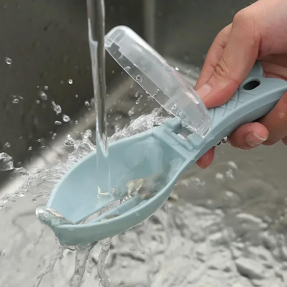 JOYBLISS Fish Scales Graters Scraper Fish Cleaning Tool Scraping Scales Device with Cover Home Kitchen Cooking Fish Tool Kitchen Tools