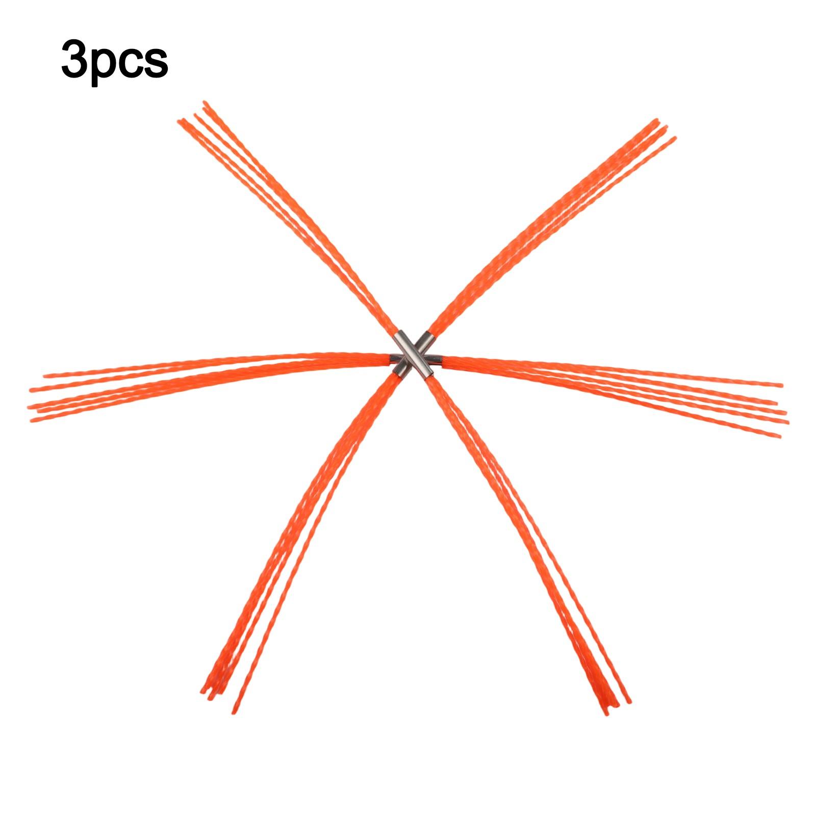 Power Sweeping Chimney Brush Set Flexible Shaft with Replaceable Bristles 3PC