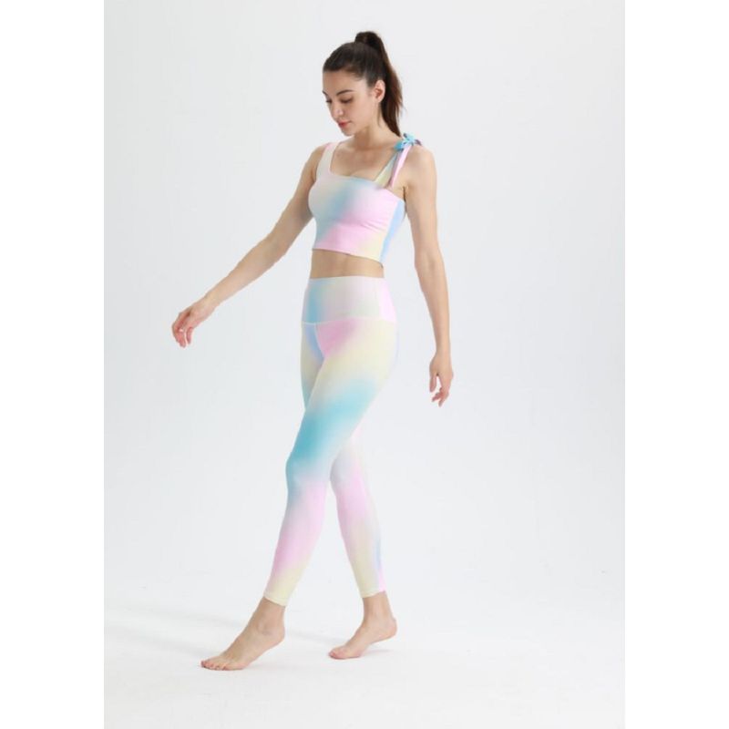 Fairy Temperament Beautiful Yoga Suit Vest Women 'S High-Grade Top Strap Chest Pad Quick-Drying Ice Silk Yoga Pants