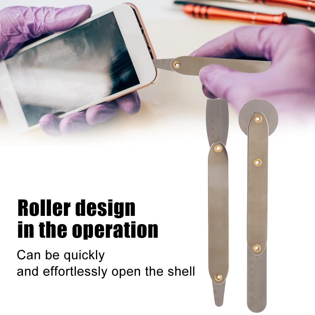 2PCS Metal High Hardness Roller Mobile Phone Pry Bar Removal Opening Tool Knife Accessory