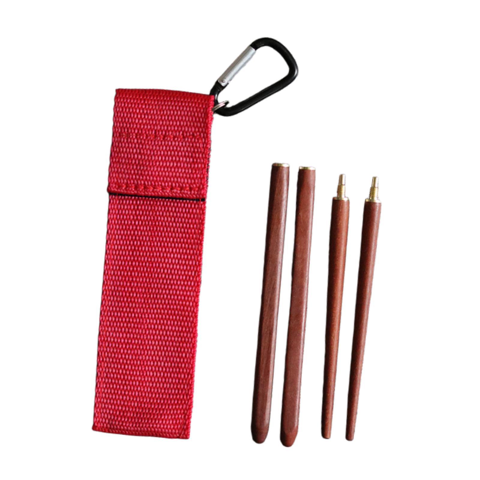 Travel Chopsticks Reusable Folding Multiple Use Wood Wooden Chopsticks Portable for Home Bushcraft Hiking Backpacking Camping