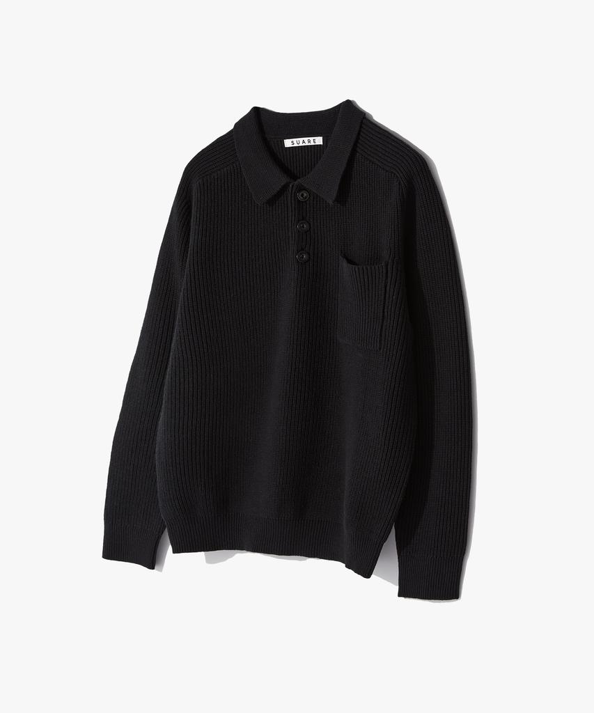 SUARE Sporty Club Collar Knit - 4 Colors