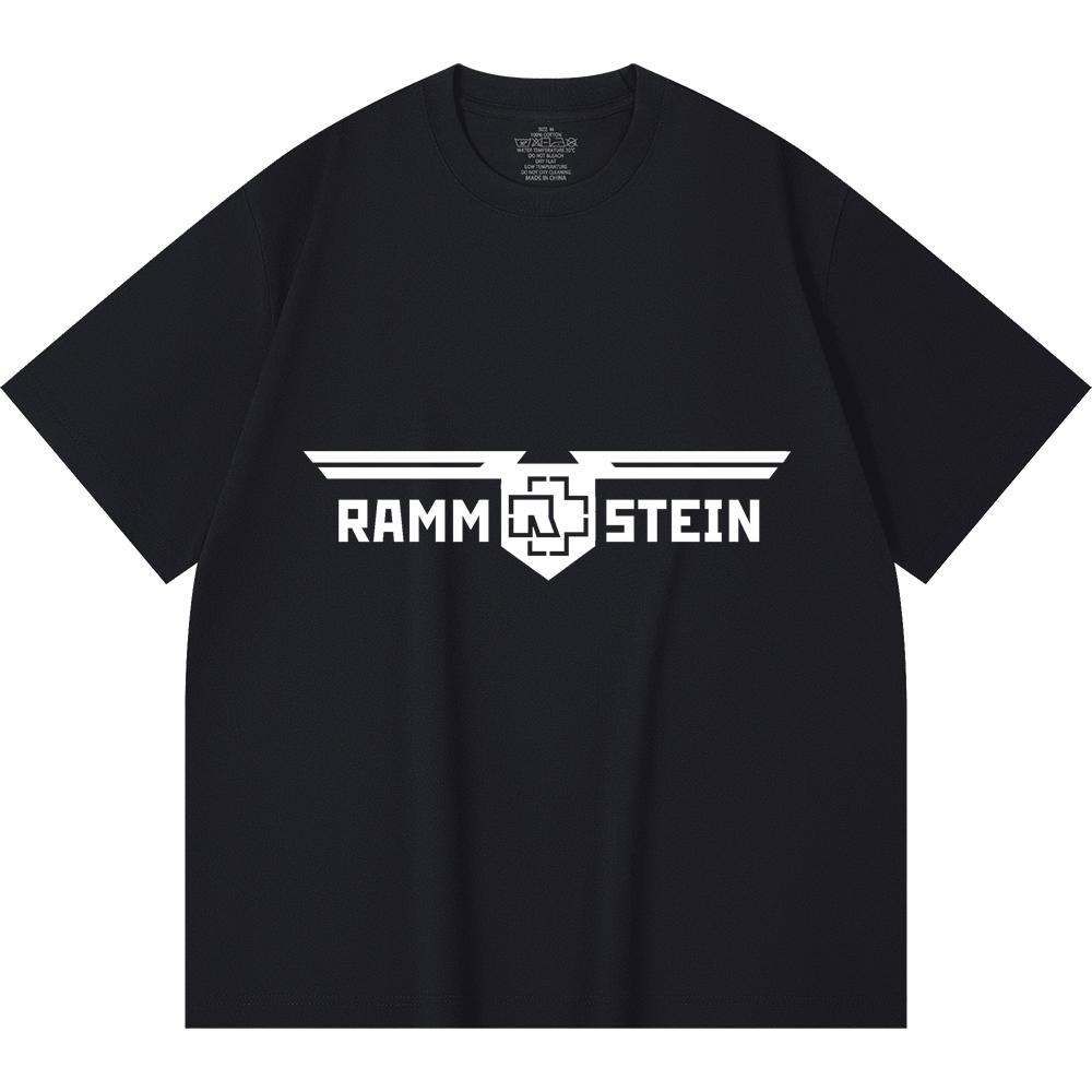 230 g/m² 100% Baumwolle Heavy Metal T-Shirt Rockband Beliebte Musik Druck Unisex Schweres Baumwoll-T-Shirt