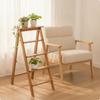 5 Step Ladder Space-Saving Folding Stool Stable for Kitchen, Closet, Adults