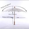 Embroidery Flower Girl Umbrella 26/31/43/53cm Kids Sun Umbrella  Bride Wedding Gift